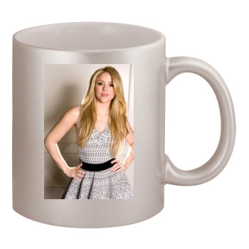 Shakira 11oz Metallic Silver Mug