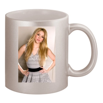 Shakira 11oz Metallic Silver Mug