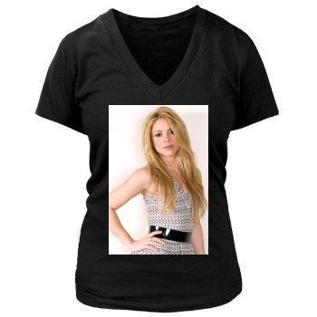 Shakira Women's Deep V-Neck TShirt