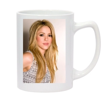 Shakira 14oz White Statesman Mug