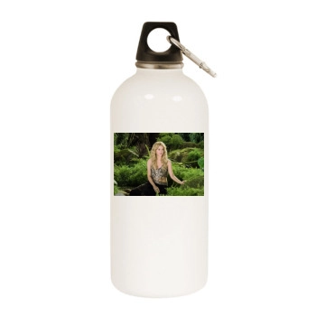 Shakira White Water Bottle With Carabiner