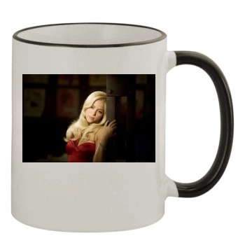 Shakira 11oz Colored Rim & Handle Mug