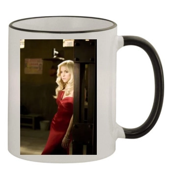 Shakira 11oz Colored Rim & Handle Mug