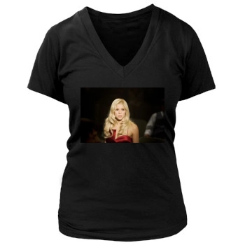 Shakira Women's Deep V-Neck TShirt