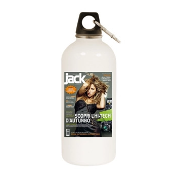 Shakira White Water Bottle With Carabiner