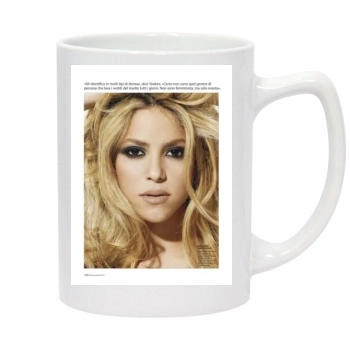 Shakira 14oz White Statesman Mug