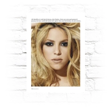 Shakira Metal Wall Art