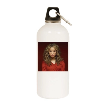 Shakira White Water Bottle With Carabiner