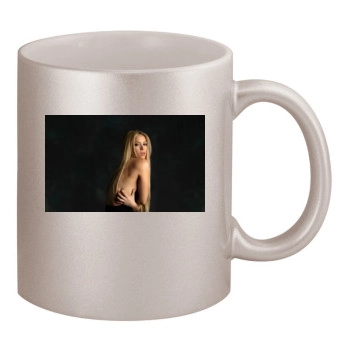 Shakira 11oz Metallic Silver Mug