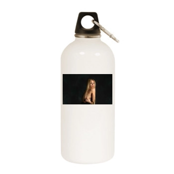 Shakira White Water Bottle With Carabiner