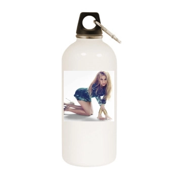 Shakira White Water Bottle With Carabiner