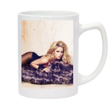 Shakira 14oz White Statesman Mug