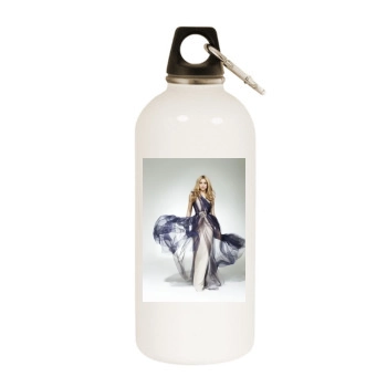 Shakira White Water Bottle With Carabiner