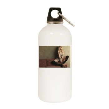 Shakira White Water Bottle With Carabiner