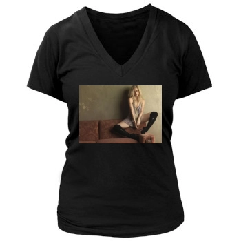 Shakira Women's Deep V-Neck TShirt