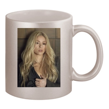 Shakira 11oz Metallic Silver Mug