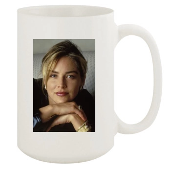 Sharon Stone 15oz White Mug