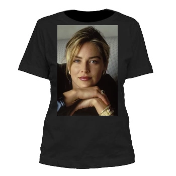 Sharon Stone Women's Cut T-Shirt