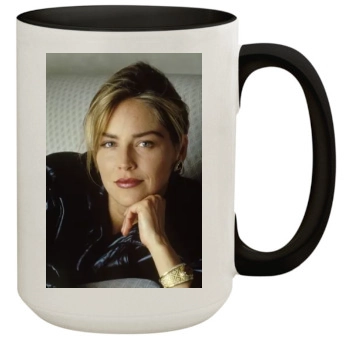 Sharon Stone 15oz Colored Inner & Handle Mug