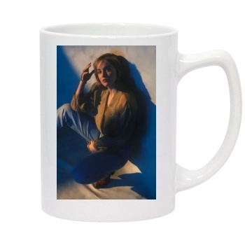 Sharon Stone 14oz White Statesman Mug