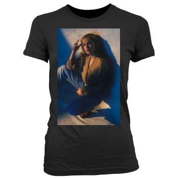 Sharon Stone Women's Junior Cut Crewneck T-Shirt