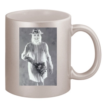 Sharon Stone 11oz Metallic Silver Mug