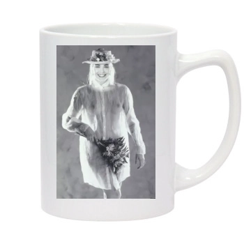 Sharon Stone 14oz White Statesman Mug