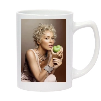 Sharon Stone 14oz White Statesman Mug