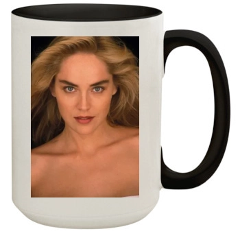 Sharon Stone 15oz Colored Inner & Handle Mug