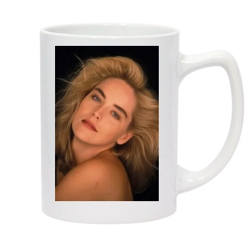 Sharon Stone 14oz White Statesman Mug