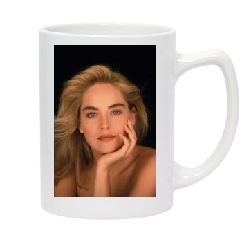 Sharon Stone 14oz White Statesman Mug