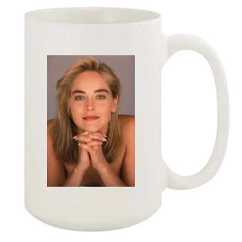 Sharon Stone 15oz White Mug