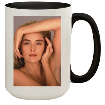 Sharon Stone 15oz Colored Inner & Handle Mug