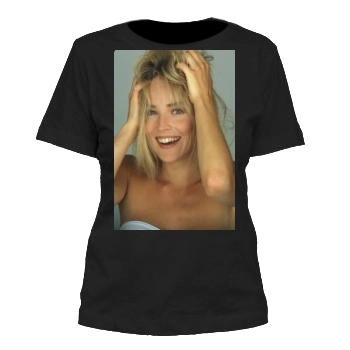 Sharon Stone Women's Cut T-Shirt