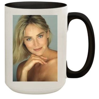 Sharon Stone 15oz Colored Inner & Handle Mug