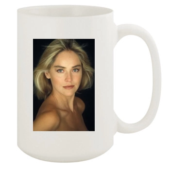 Sharon Stone 15oz White Mug