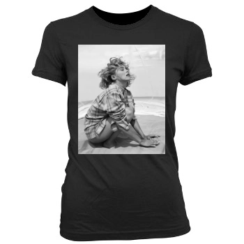 Sharon Stone Women's Junior Cut Crewneck T-Shirt