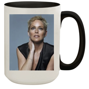 Sharon Stone 15oz Colored Inner & Handle Mug