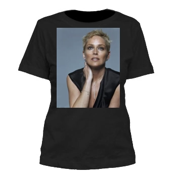 Sharon Stone Women's Cut T-Shirt