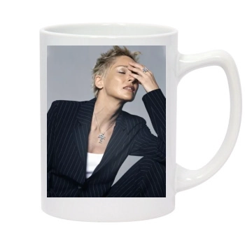 Sharon Stone 14oz White Statesman Mug