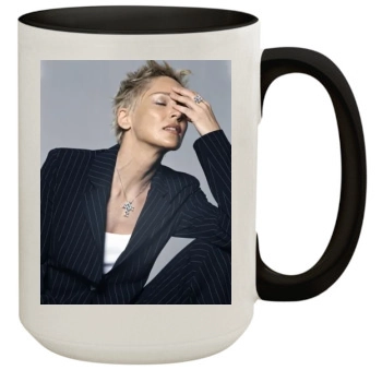 Sharon Stone 15oz Colored Inner & Handle Mug