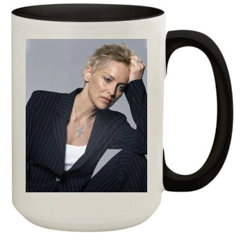 Sharon Stone 15oz Colored Inner & Handle Mug