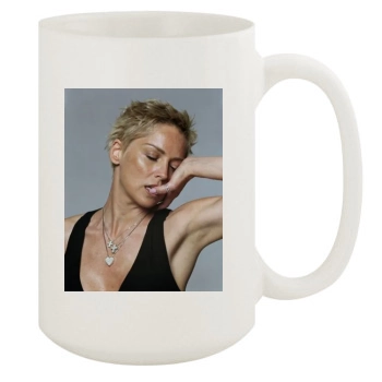 Sharon Stone 15oz White Mug