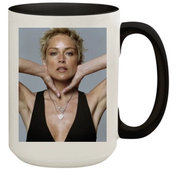 Sharon Stone 15oz Colored Inner & Handle Mug