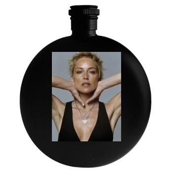 Sharon Stone Round Flask