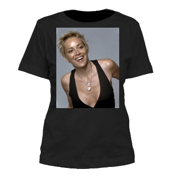 Sharon Stone Women's Cut T-Shirt