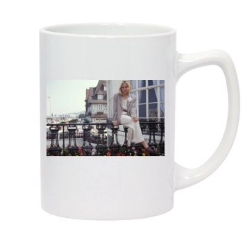 Sharon Stone 14oz White Statesman Mug