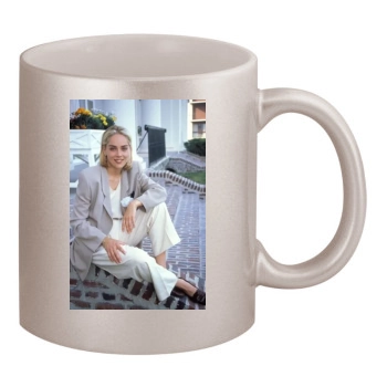 Sharon Stone 11oz Metallic Silver Mug