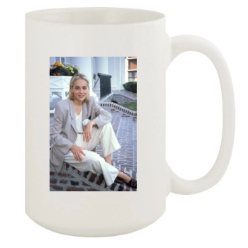 Sharon Stone 15oz White Mug