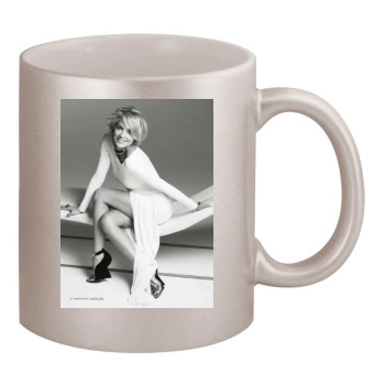 Sharon Stone 11oz Metallic Silver Mug